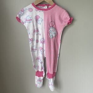 Vintage 90’s Baby Gerber Onesie Baby Girl‎ Sz 3-6 Months 12-24lbs Pink